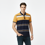 Calvin Klein T-Shirt – Mustard Yellow & Navy Blue Striped